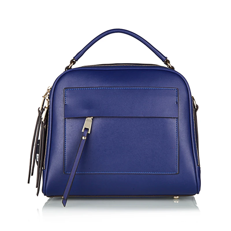new 2015 hot fashion women real leather handbags women's shoulder bags double zipper genuine leather messenger bag bolsa free sh
