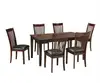 High quality solid wood veneer KD wooden furniture dining room set table and chair dining tables and chairs