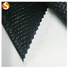 2017 Well-designed polyester black PU coated fabric for garment