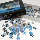 prodmotional paper jigsaw puzzle 500 pieces jigsaw puzzle kids game