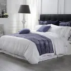 100% cotton 5 star luxury hotel design bedding set type hotel bed sheet