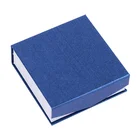 Custom design strong rigid hardcover sturdy flapped book shape box advanced package with satin silk