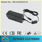 interchangeable plug power adapter, 24V dc power supply with U L CE GS approved