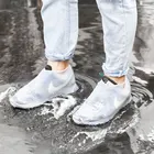 A Non Slip Custom Print Cheap Silicone Rubber Waterproof Reusable Shoe Cover Rain Boot Cover