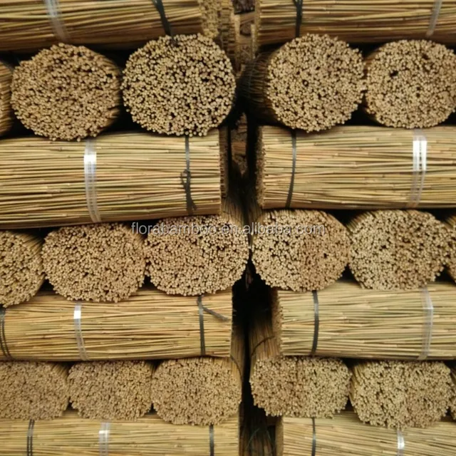 natural straight bamboo pole dia.6-8 mm x l 60cm