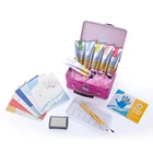 6 Colors wholesale cheap non toxic artist washable kid color graffiti Finger acrylic paint marker set