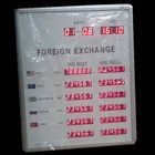 Bank Indoor foreign currency led exchange rate display board