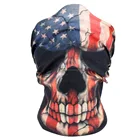 printed fabric cheap bandanas seamless wear magic multifunctional skull tube face shield bandana