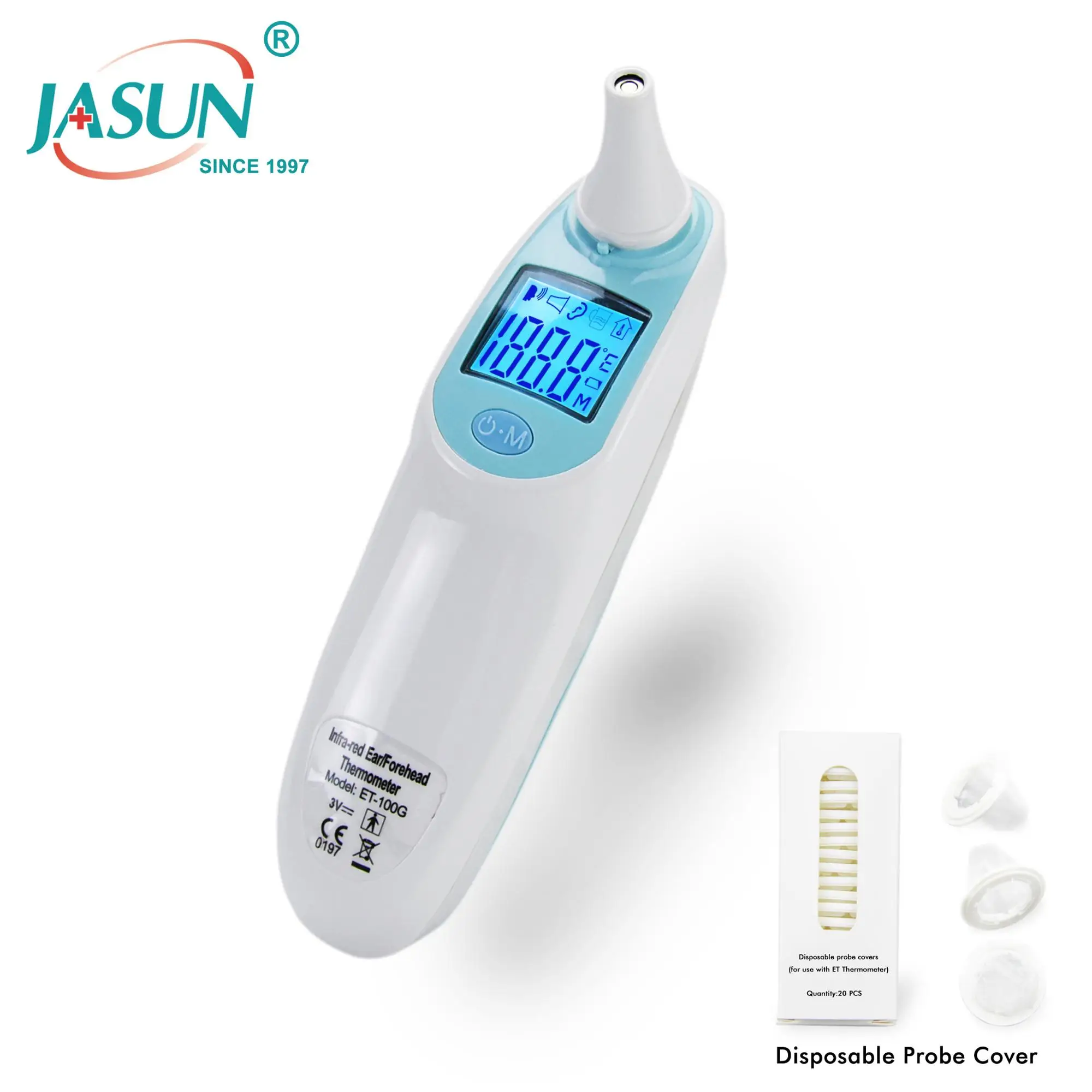 ear and forehead thermometer