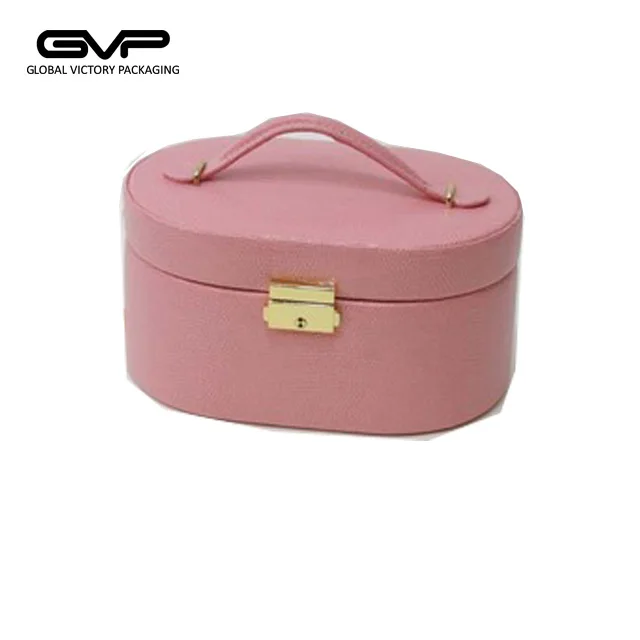 pretty pink jewelry customize gift box with metal lock