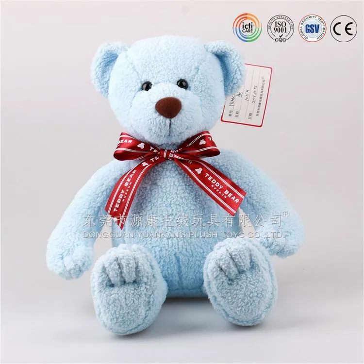 valentines bears wholesale blue color bear teddy plush toys