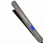 Brand-new bling rhinestone flat iron hair straightener with gorgeous crystal shine