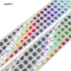 custom security hologram label transparent holographic stickers