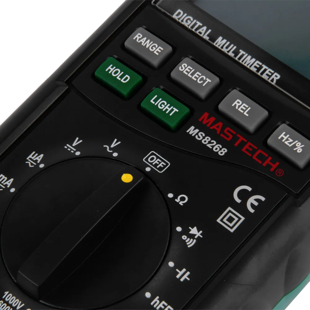 Handheld Multimeter Tester 2.7 Diodes Electrical LCD Display & Backlight