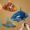 Remote-control fish and shark balloon air swming fish fly fish wedding birthday place inflatable toy ball