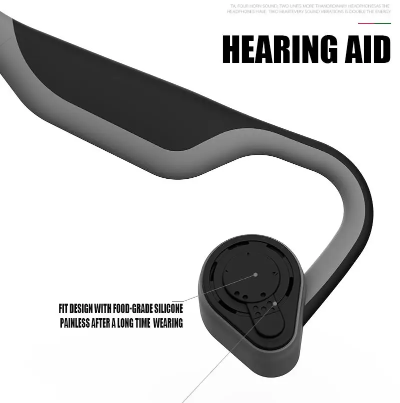 Bone conduction wireless bluetooth headphone with microphone for samsung xiaomi huawei iphone - ANKUX.COM