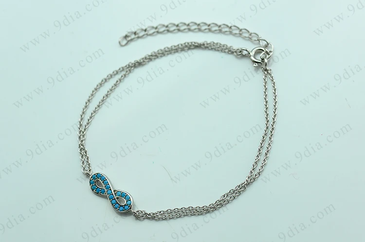 Moissanite Tennis Simple 925 HipHop Silver Tennis Bracelet Moissanite Tennis Bracelet 925 Silver