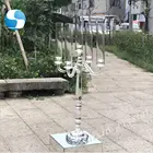 ZT-350 Beautiful candle holder 5 arms crystal candelabra