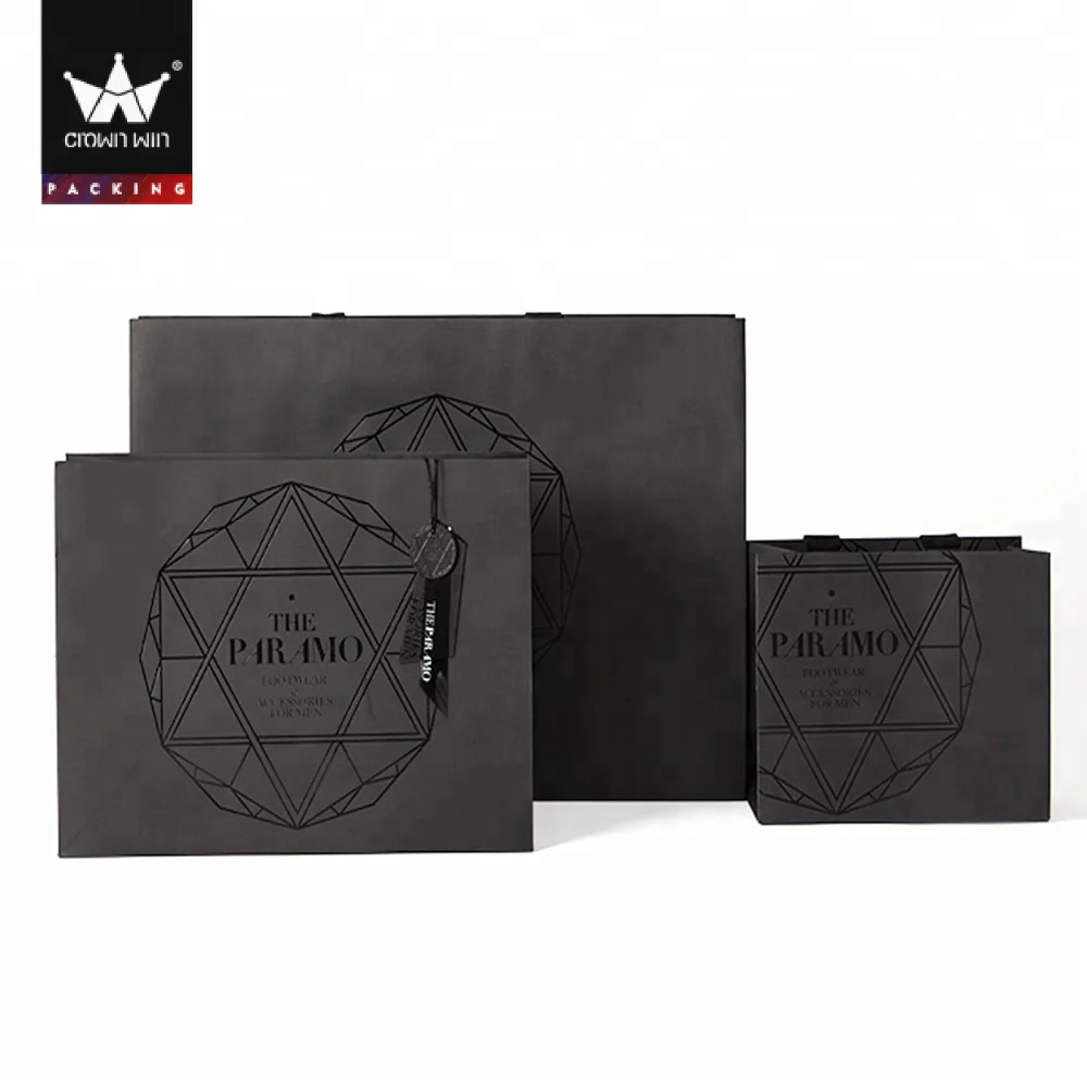 hot sale luxury packaging jewelry paper gift bag