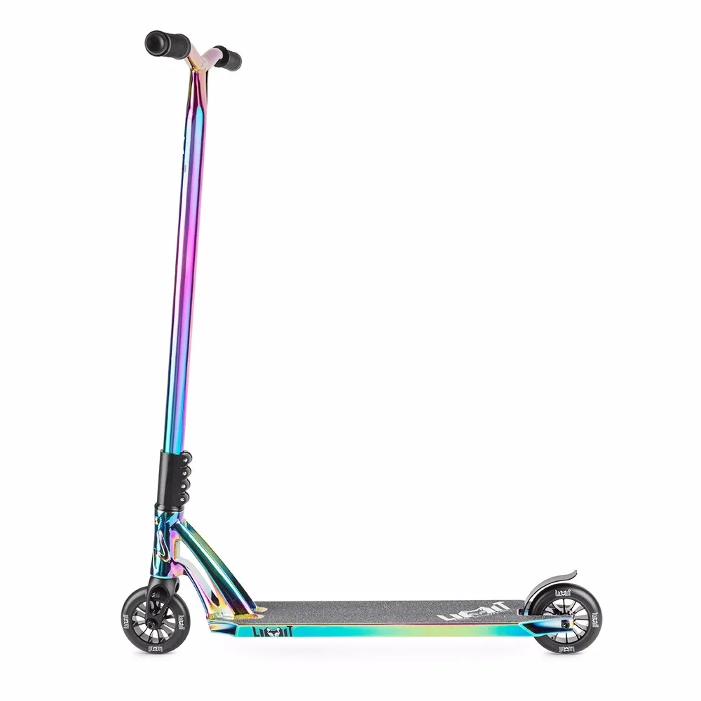 Sport Adult Pro Kick Scooter,Extreme Freestyle Rainbow Pro Scooters,Oil
