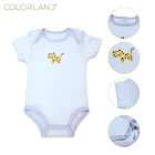 Bulk stock 100 colors to choose infant clothing baby romper set