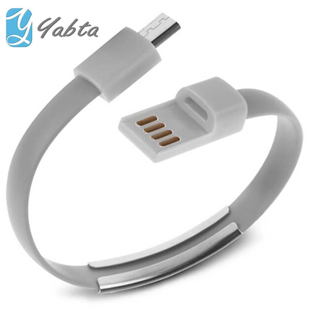 2018 Trending products Portable Round shape Bracelet USB cable - ANKUX.COM