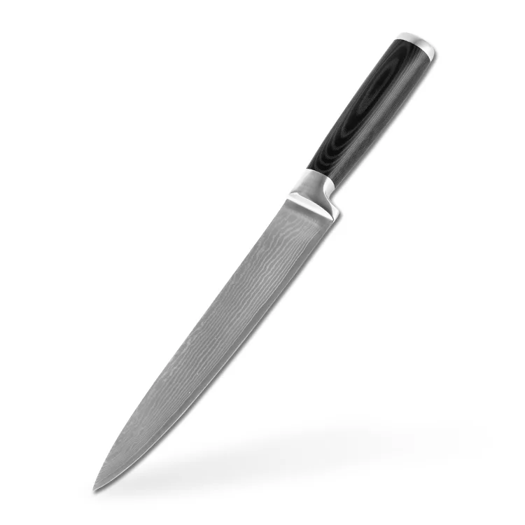 Dilimleme Bıçağı VG10 Japon Dövülmüş Şam Paslanmaz Çelik Et oyma bıçağı fonksiyonu