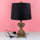Factory supply metal table lamp polyresin table lamp