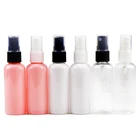 Factory Direct Sale 20mm Round 50ml Red Blue White Brown Transparent Spray Pet Plastic Bottles.