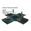 High quality Wireless 35V solar light traffic signal system