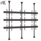 Most Popular In Shopping Mall Multiple Screens Floor To Ceiling Mount Luxury TV Stand LCD Screen Stand