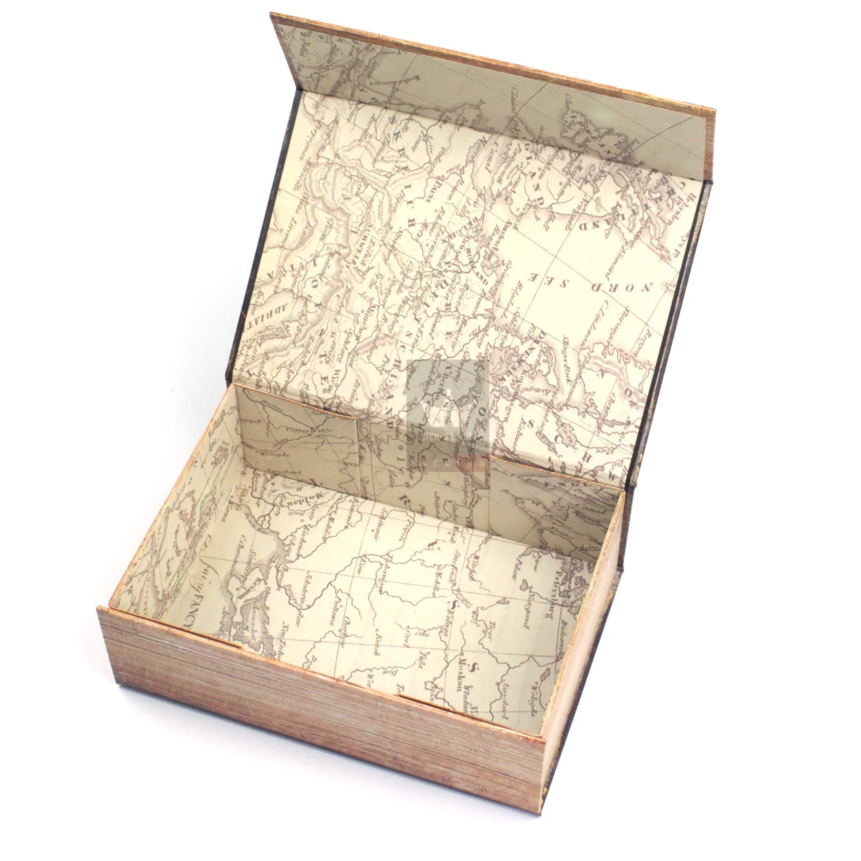 design logo printed paper packaging foldable book shape gift box