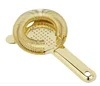 Stainless Steel Copper Cocktail Strainer 304 cross stainless steel filter bar home gold-plated bartending tools