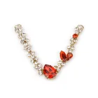 HW6255 Women Flip Flops Decoration Rhinestone Shoe Accessories Chain