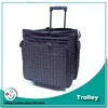Black color dotted design craft hobby trolley for scrapbooking organizer