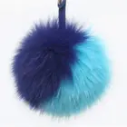 China manufacturer extra large rabbit fur pom pom cat toy on sale