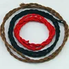 2x0.75 Coffee Red Black Retro Twisted Braided Fabric Wire Electrical Bronze Wire Cable DIY Vintage Pendant Lamp Cord