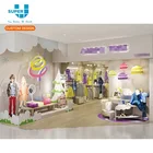 Most Popular Professional Kiosk Design for Children Clothes Shopping Mall Display Kiosk for Kid Clothing Display