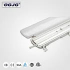 ETL DLC Ceiling mounted car wash room waterproof lamp ip65 garage led tube tri-proof light fixture