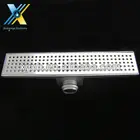 fashion down side outlet drain linear shower drain