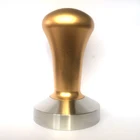Coffee Coffee Tamper Gold Stainless Steel Aluminum Espresso Coffee Tamper