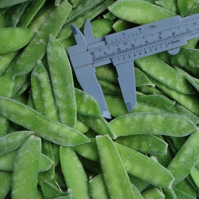 fully stringless 2014 crop iqf snow peas pea pods