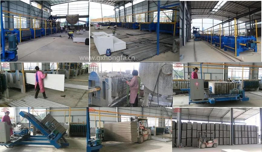 Lightweight Eps Fiber Cement Gypsum Board Wall Panel Making Machinery