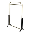 Stainless Steel Metal Retail Clothing Store Furniture Display Rack for Clothes Shop