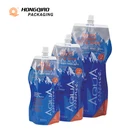 Bottle Pouch Drink Pouches Bottle Shape Spout Pouch For Water Sports Drinks