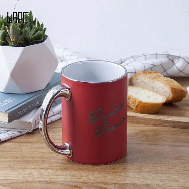cartoon large mug gift custom logo color glazed ceramic cup mug