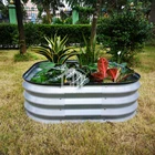 Portable Metal Raised Patio Garden Bed - (90X90X30CM)