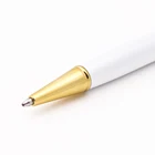 Ball Pen Metal Ball Pen Gold Foil Metal Ball Pen Floating Golden Flakes Metal Crystal Ball Pen