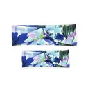 Fashion Print Boho Knotted Floral Style Cross Head Wrap Hair Band Set for Baby Girl Woman