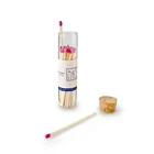 Safety glass bottle matches wooden colorful matches promotional jar match